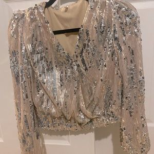 Sequin top